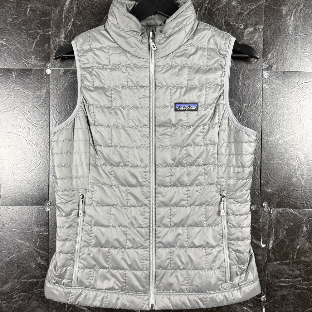 Patagonia Women's Grey Nano Puff Insulated Vest Small